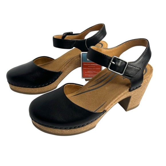 Aetrex Finley Closed Toe Heel Black Size 7 NEW - Picture 10 of 16